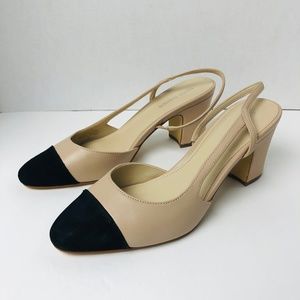 Marc Fisher Laynie Slingback Cap Toe Pumps